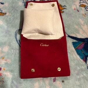 Cartier travel pouch.